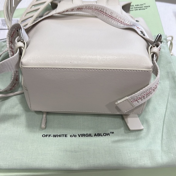 NWT 100% authentic Off-white leather mini back pack - Picture 5 of 10